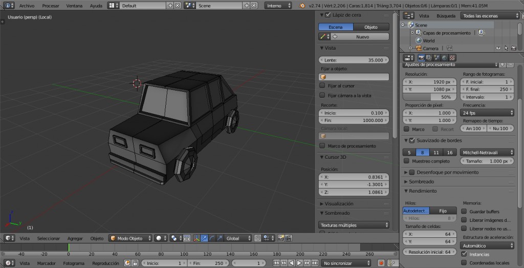 Cars low-poly preview image 4
